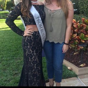 Jovani Two Piece Prom Dress